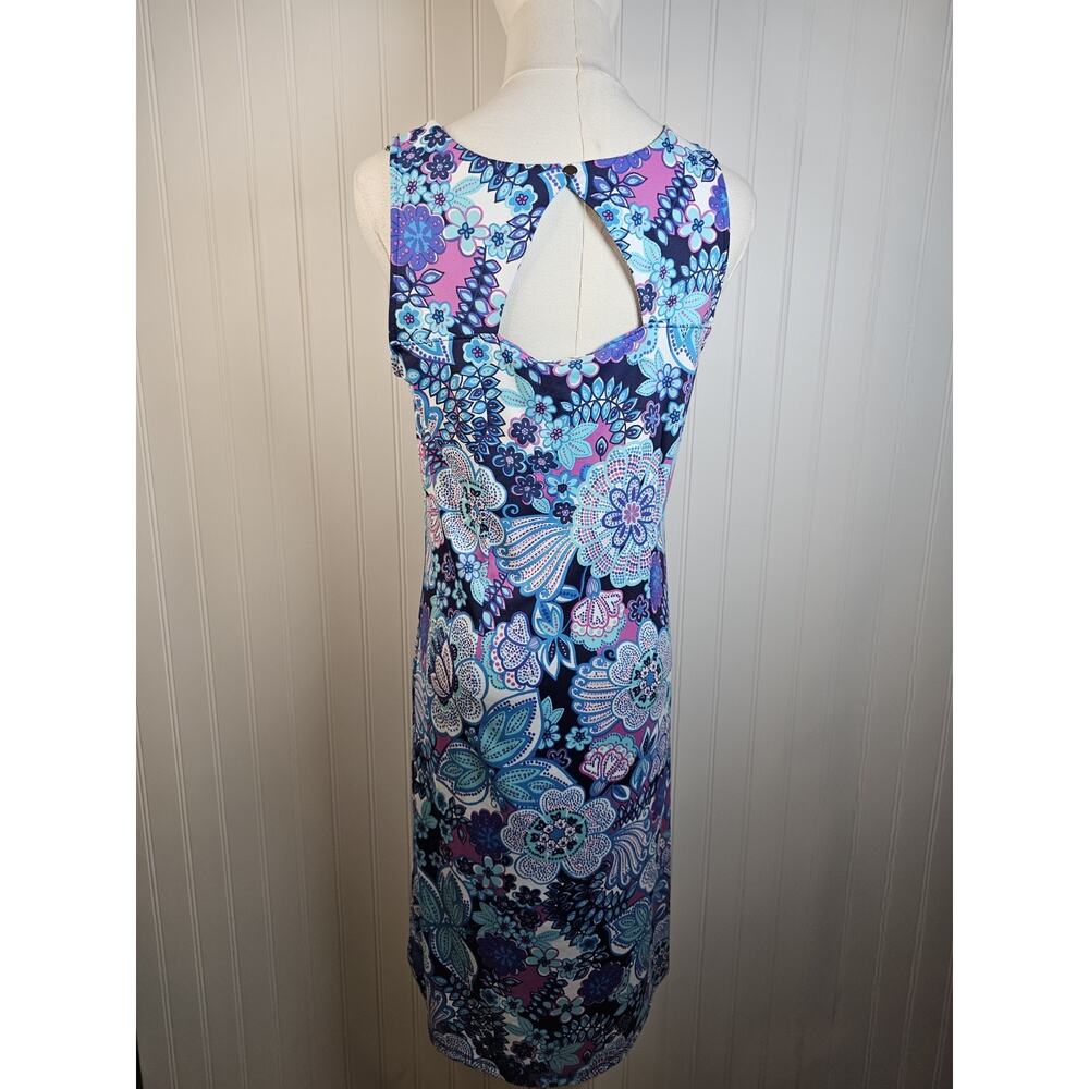 Talbots Effortless Jersey Shift Dress Runway Floral Women's Size S Stretch - Picture 4 of 6